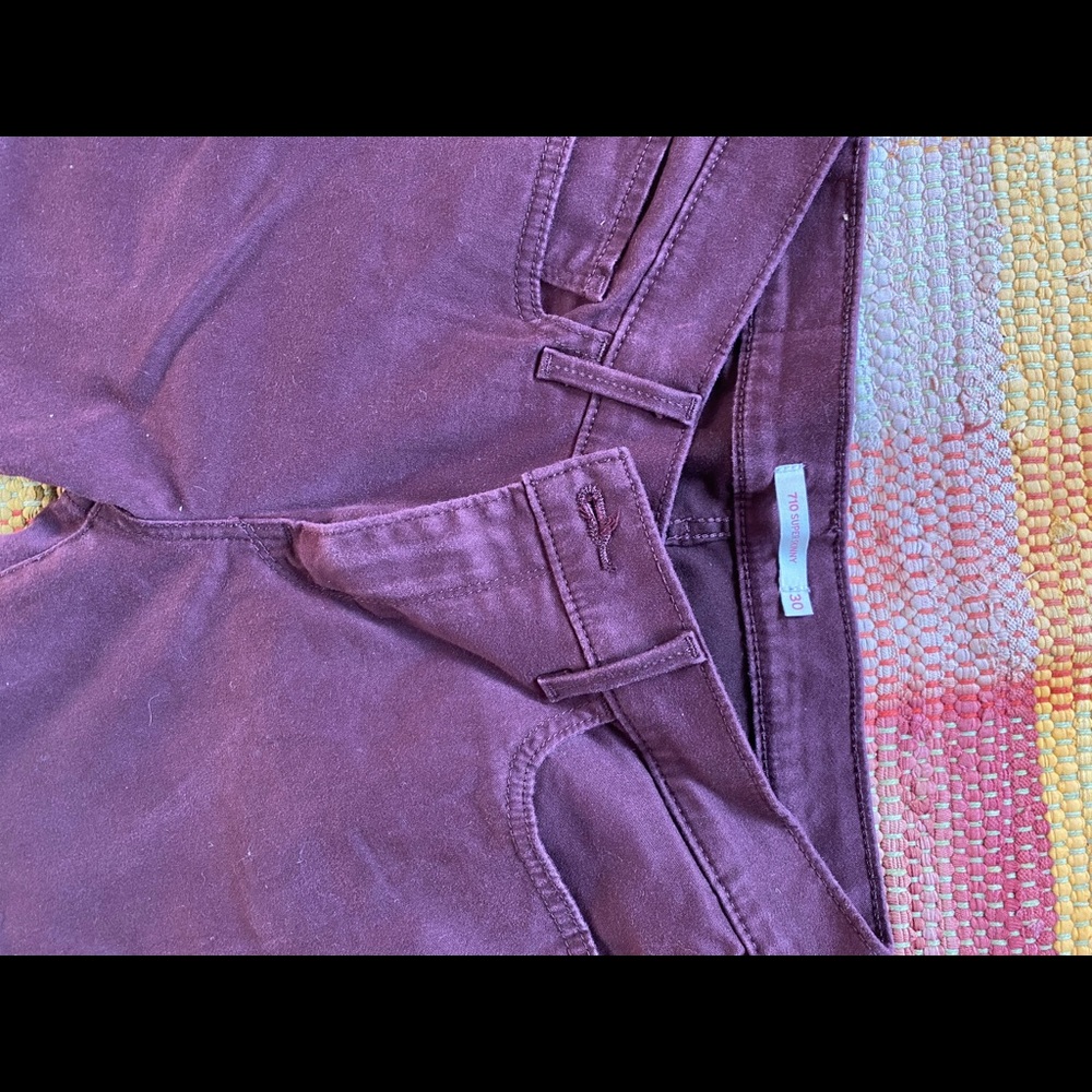 710 Maroon Levi’s